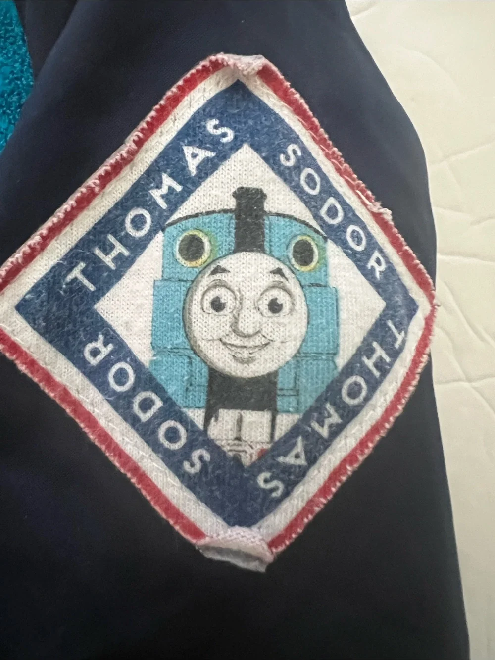 Thomas & Friends boys Navy Blue Explorer Patch Bomber Jacket